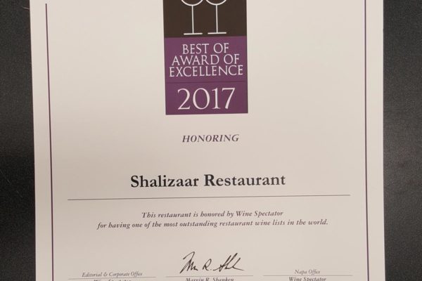 best of award of excellence-2017